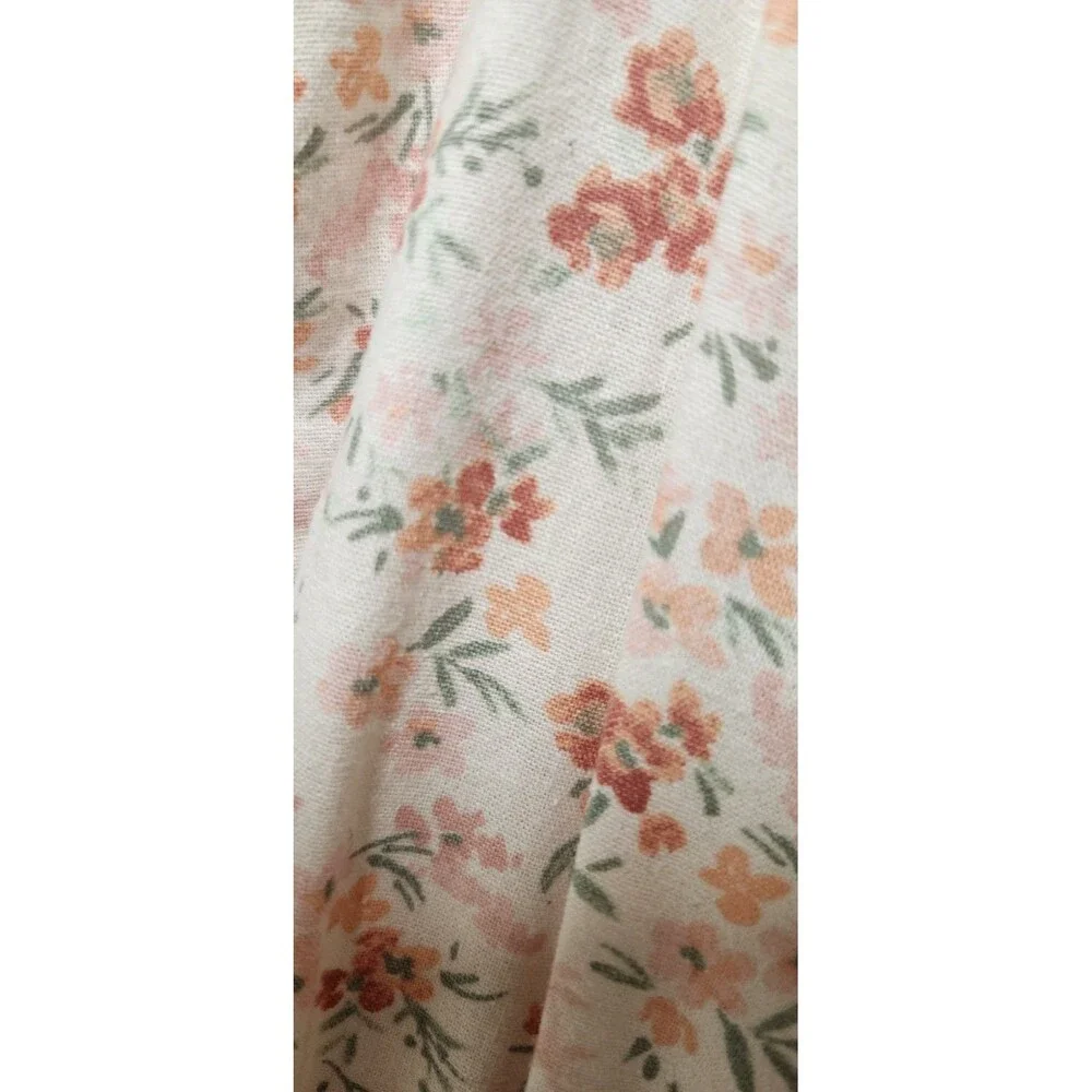 Oshkosh B'gosh Girls Floral Jumpsuit Size 10/10A 55% Linen and 45% Cotton